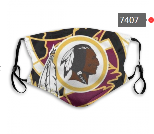 NFL 2020 Washington RedSkins  Dust mask with filter